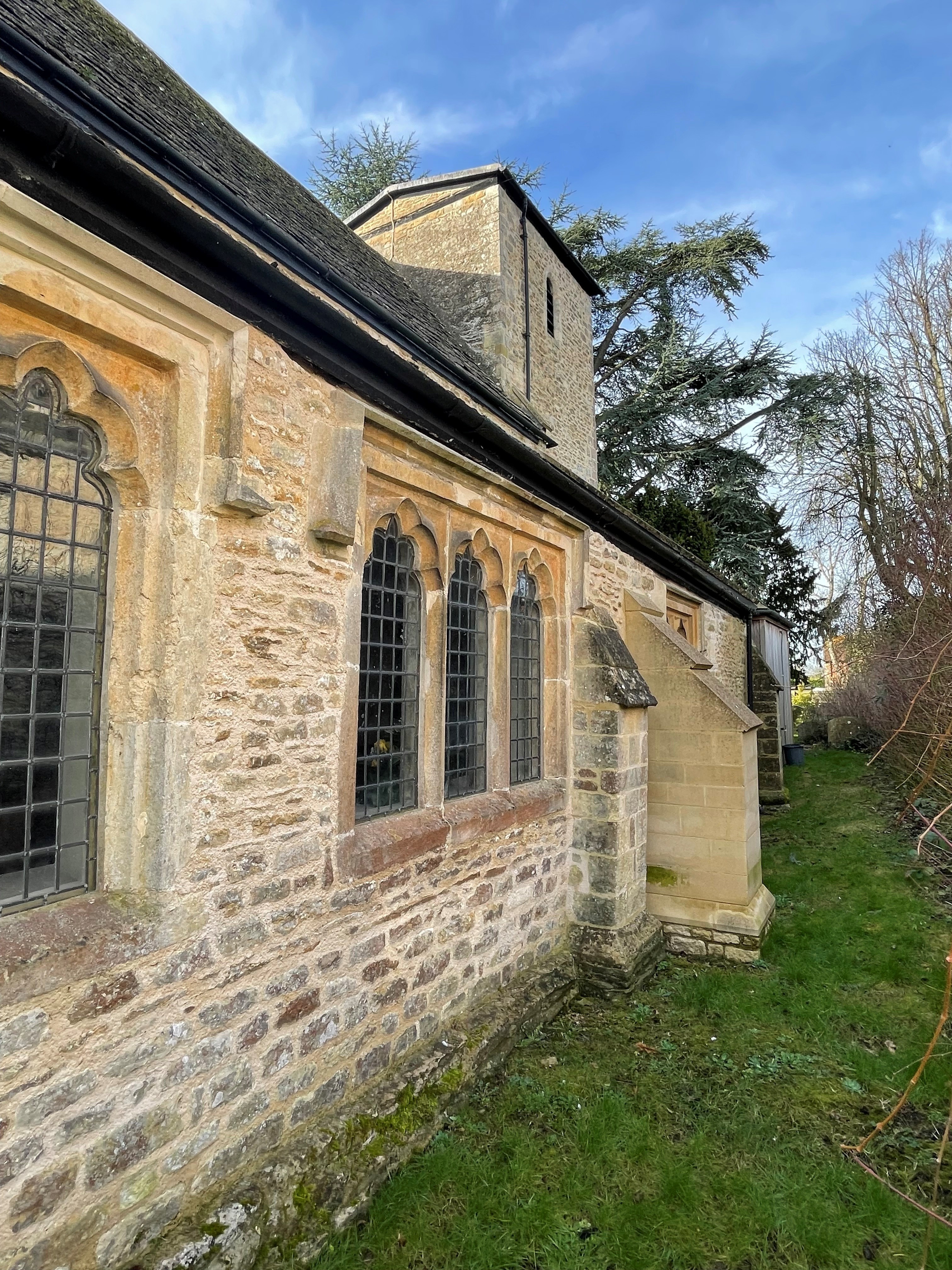 The new buttress.